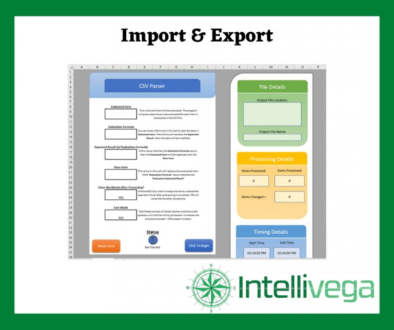 2.3 Import & Export